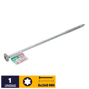 Tornillo Spax Hi Force Tx Wirox #8 x 260 mm