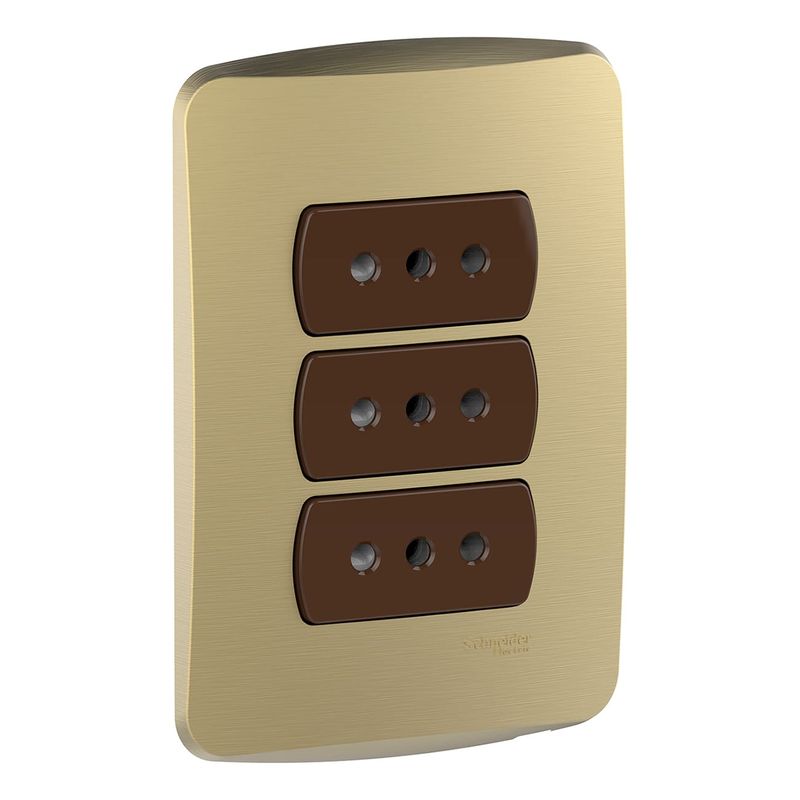 Placa-Armada-Miluz-Enchufe-Triple-10A-Dorado-242778_1