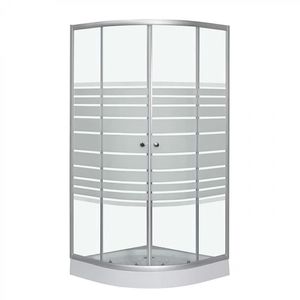 Shower Curvo 80 x 80 x 192 cm Satinado