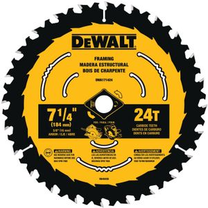 Disco De Sierra Circular 7 1/4" 24 Dientes Dewalt