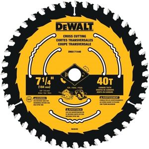 Disco De Sierra Circular 7 1/4" 40 Dientes Dewalt