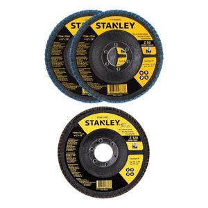 Pack Disco Flap 4 1/2" 2 un Grano 80 + 1 un Grano 120