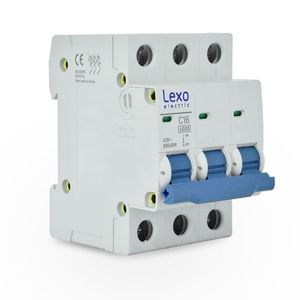 Interruptor Automático C 3 Polos 6 kA 16 A