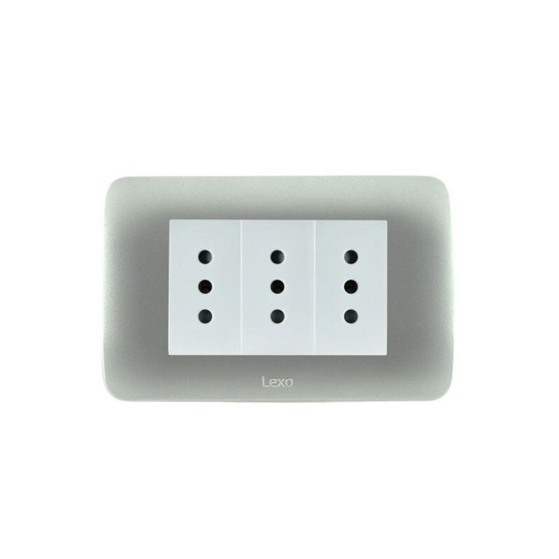 Placa-Armada-Enchufe-Triple-10A-Plata-234217