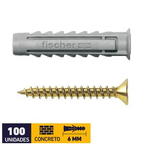 Tarugo Nylon SX6 + Tornillo 4,5 x 35 mm 100 un