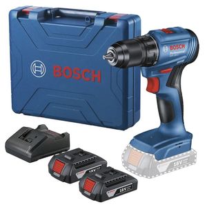 Taladro Atornillador Inalámbrico 10 mm 18 V + 2 Baterías