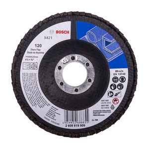 Disco Flap Metal 4 1/2" Grano 120