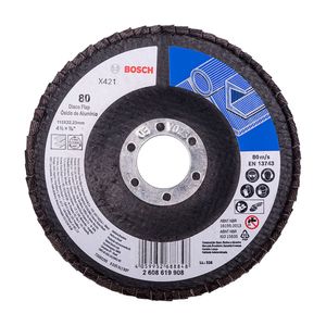 Disco Flap Metal 4 1/2" Grano 80