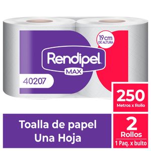 Papel Toalla Hoja simple 250 m 2 un