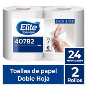Papel Toalla Doble Hoja 24 m 2 un