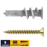 Tarugo-Nylon-Autoperforante-GKA-Tornillo-4-x-25-MM-5-Un-240827_1