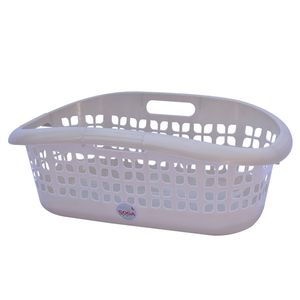 Cesto Ovalado Beige 35 L