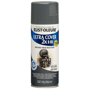 Pintura En Spray Ultra Cover 430 ml Gris Oscuro Brillante
