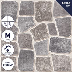 Cerámica Piso 46 x 46 cm 2,58 m2 Laja Alberdi