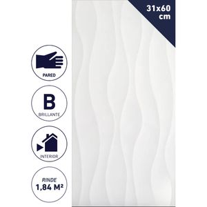 Cerámica Muro 31 x 60 cm 1,84 m2 New Pacific White