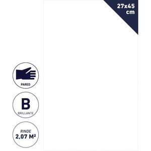 Cerámica Muro 27 x 45 cm 2,07 m2 Liso Brillante Blanco