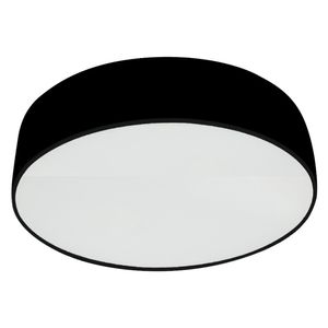 Panel Led Sobrepuesto Redondo 22W Luz Fria Negro