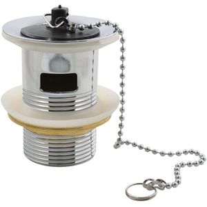 Desagüe Con Rebalse 1 1/4" Con Tapón Y Cadena