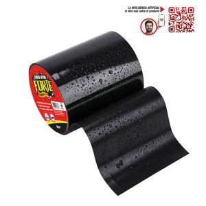 Adhesivo Huincha Tapagotera Negro 10 cm 1,5 m