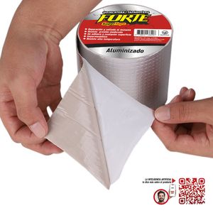 Adhesivo Tapagotera Hojalatera Aluminio 5 m