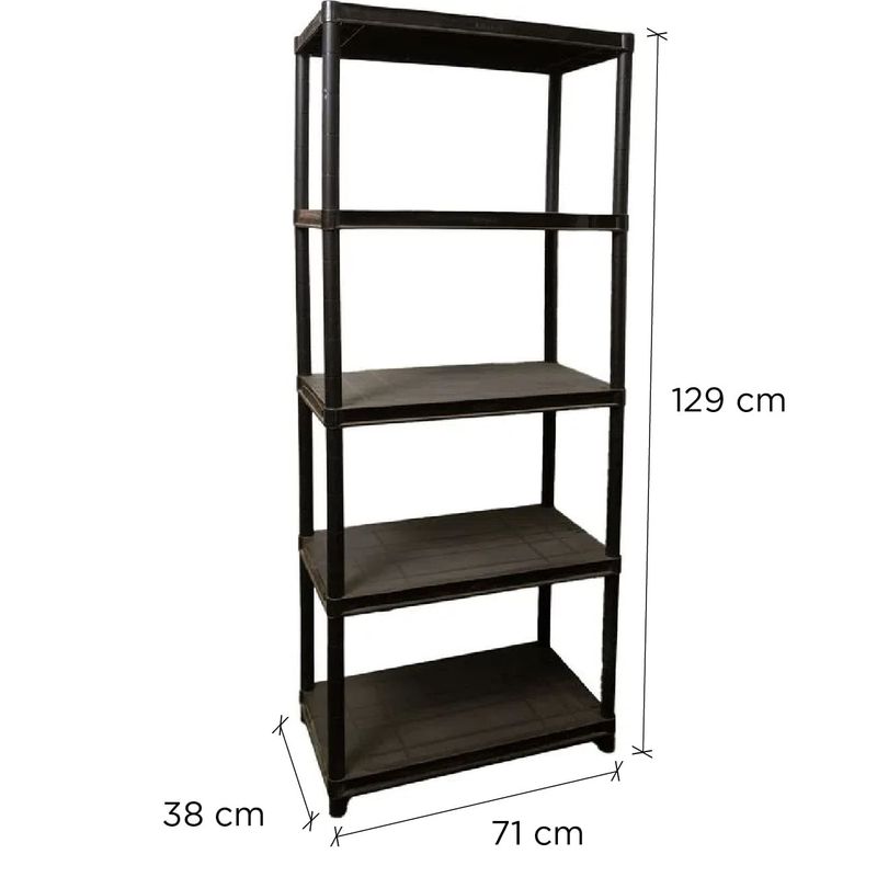 Estante-5-Repisas-129-X-71-X-38-Cm-Plastico-Negro-232452_2