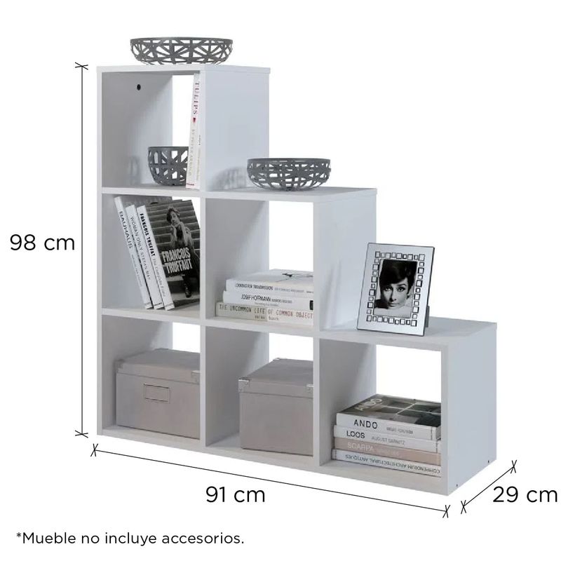 Estante-Escala-6-Repisas-98X29X91Cm-Blanco-231408_2