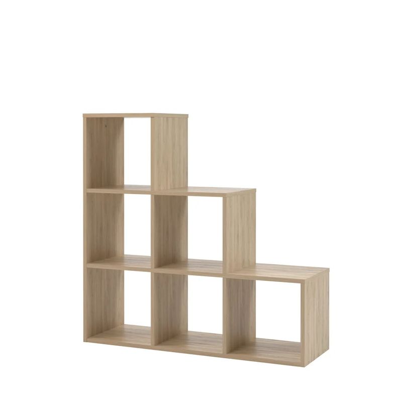 Estante-Escala-6-Repisas-98X29X91Cm-Roble-231405_1