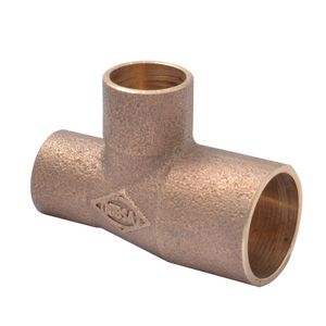 Tee Bronce SO-SO-SO 3/4 x 3/4 x 1/2" Nibsa
