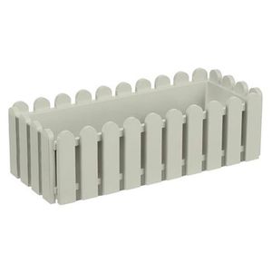 Jardinera Rectangular Reja 45 cm Gris