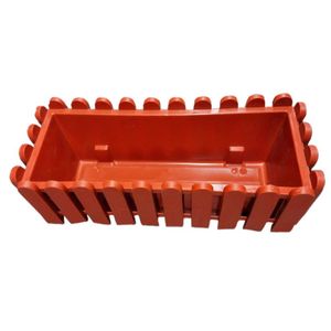 Jardinera Rectangular Reja 45 cm Terracota