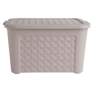 Caja Organizadora Ratan 24 L Beige