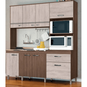Kit Mueble Cocina Ingrid Palermo 186 x 53 x 202 cm