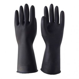 Guante Latex Albanil Reforzado Negro