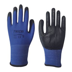 Guante Multiflex Rugoso Nitrilo T8 Azul