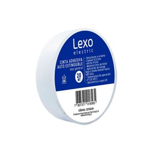 Cinta Aisladora PVC 19 mm 20 m Blanca