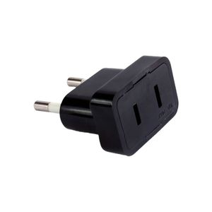 Adaptador Pata Plana Negro