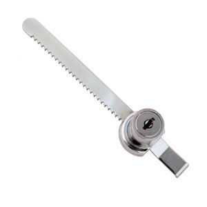 Cerradura Para Mueble Vitrina D-22 Níquel