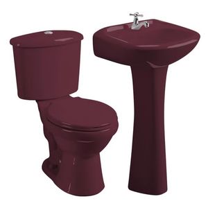 Sala De Baño Evo 4 pz Descarga A Piso 30,5 cm Cherry