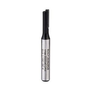 Fresa 1/4" Ranura Recta 1 Filo Corte 3/16"