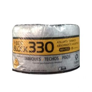 Aislante Térmico Fiber Block 330 0,4 x 10 m 4 m2