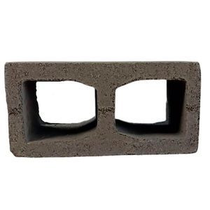 Bloque Liso 15 x 20 x 40 cm Gris