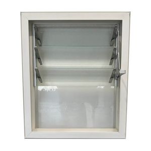 Ventana PVC Celosía 46 x 55 cm Simple Blanco
