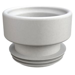 Adaptador WC a Piso PVC 110 mm Blanco