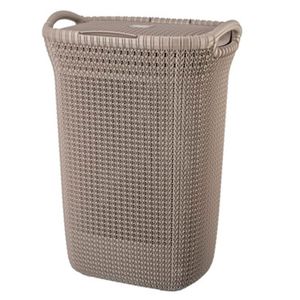 Cesto Rectangular Con Tapa 60 L Azul