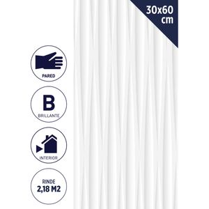 Cerámica Muro 30 X 60 Cm 2,18 M2 Absolut Blanco