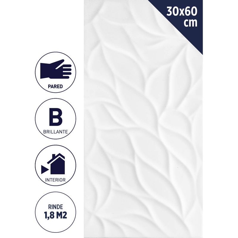 Ceramica-Muro-30-X-60-Cm-1-80-M2-New-Blanco-Bahia-247196_1
