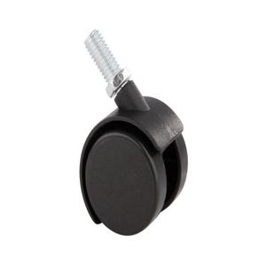 Rueda Nylon Con Hilo Sin Freno 40 Mm Negro