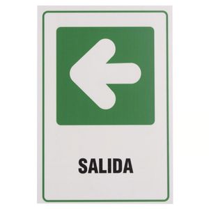 Señalética Salida Izquierda