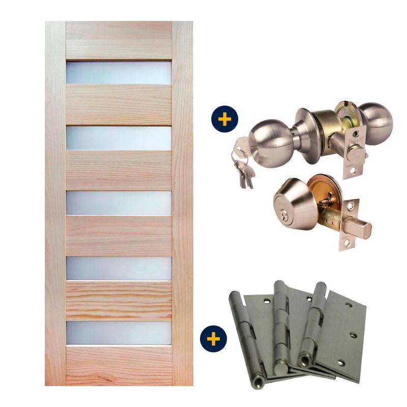 Puerta-Exterior-Millenium-80-x-200-cm-Pino-Radiata-Clear-Cerradura-Pomo-Cerrojo-Acceso-Antibacteriana-Acero-Inoxidable-Bisagra-L87-3-x-3-Niquel-3-un-PK136_1