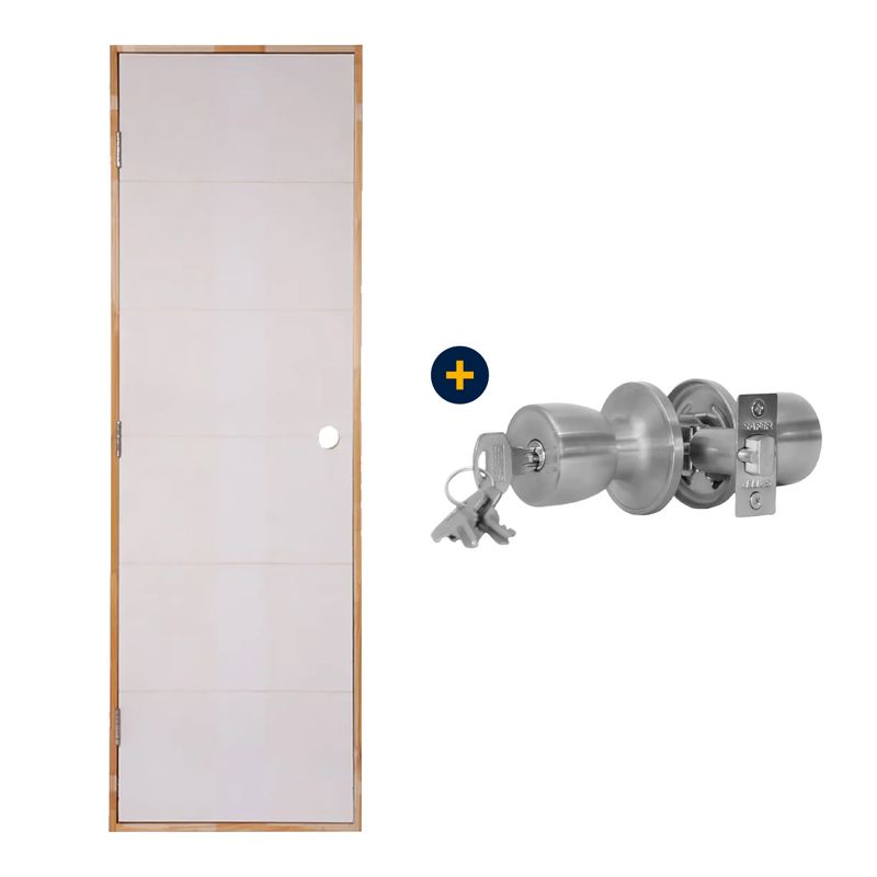 Kit-Puerta-Precolgada-Milano-70-x-200-cm-Reversible-MDF-Prepintada-Blanco-Cerradura-Tubular-Pomo-Dormitorio-Tulipa-615-Acero-Inoxidable-PK134_1